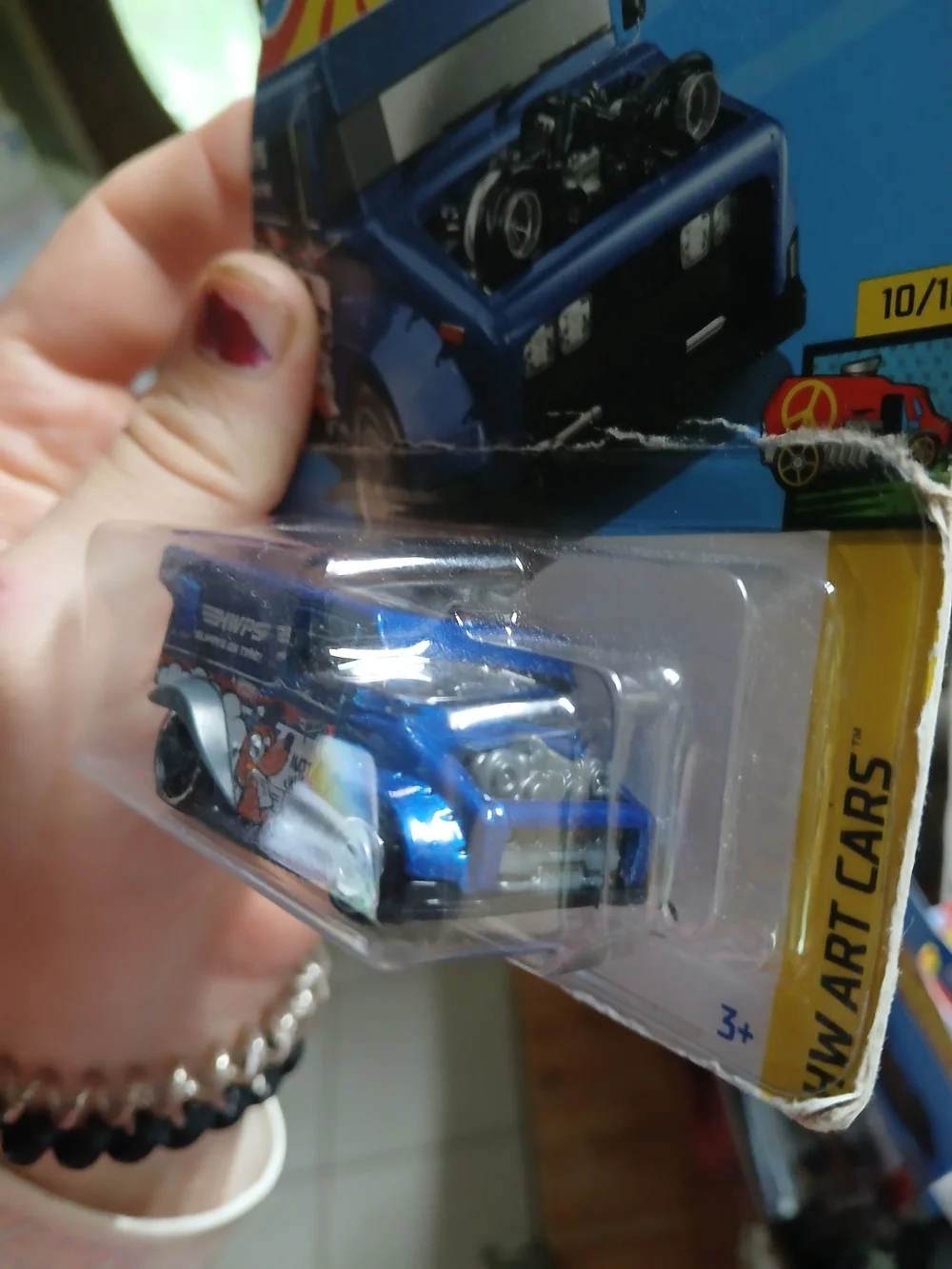 Mailed It! mail truck casting from the 2024 Hot Wheels HW Art Cars series (numbe